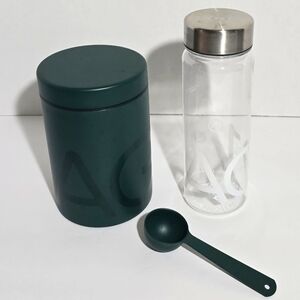 AG1 Metal Canister and Bottle (Athletic Greens)